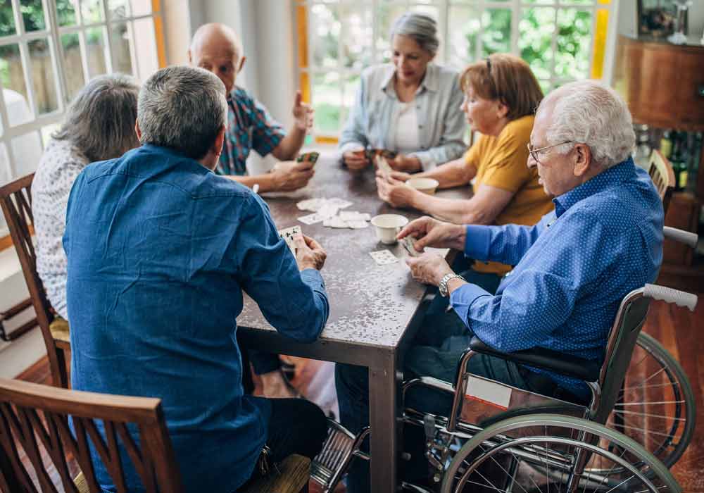 The Pinnacle of Greenville - Assisted Living and Memory Care - Seniors Playing Cards